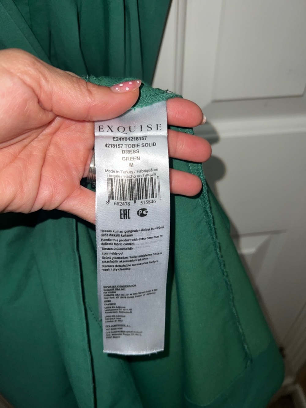 Tobie Shirt Dress by Exquise with Cinched Waist - Picture 16 of 16